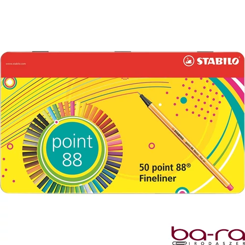 Tűfilc STABILO Point 88 50 darabos