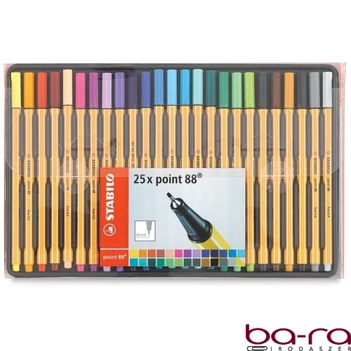 Tűfilc STABILO Point 88 dobozos 25 darabos