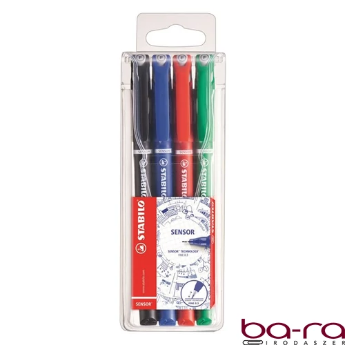 Tűfilc STABILO Sensor 0.3mm 4 darabos
