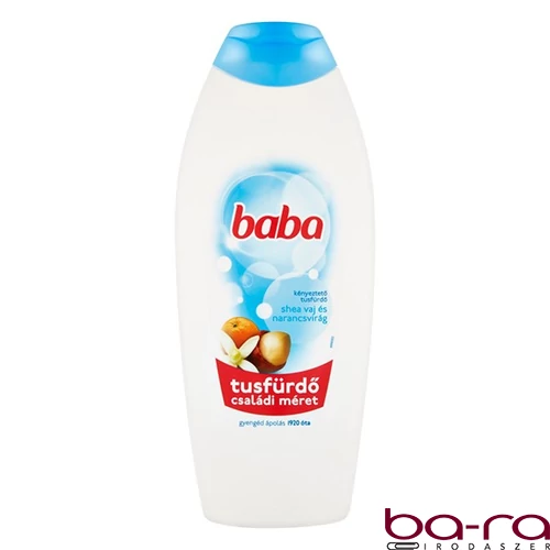 Tusfürdő BABA Sheavaj & Narancsvirág 750ml