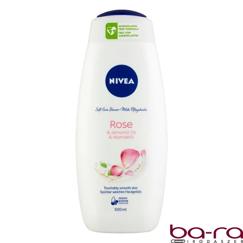 Tusfürdő NIVEA Rose & Almond Oil 500 ml
