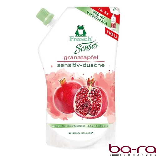 Tusfürdő utántöltő FROSCH gránátalma 500 ml