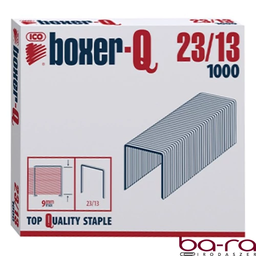 Tűzőkapocs BOXER Q 23/13 1000 darabos