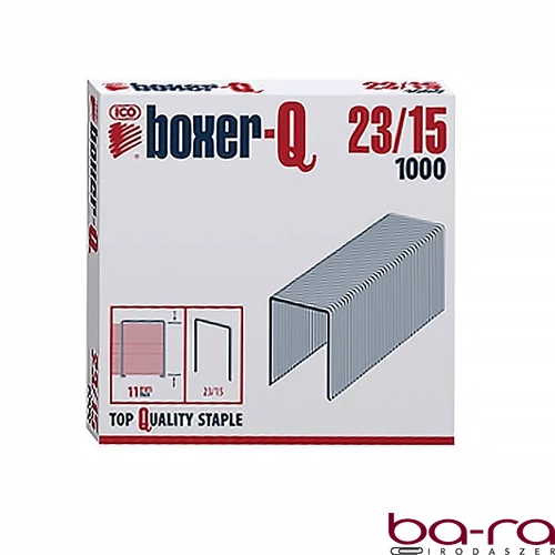 Tűzőkapocs BOXER Q 23/15 1000 darabos