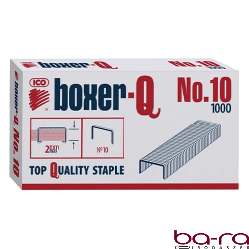 Tűzőkapocs BOXER Q No.10 1000 darabos