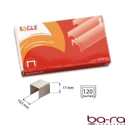 Tűzőkapocs EAGLE 23/17 1000 darabos
