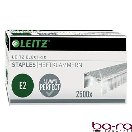Tűzőkapocs LEITZ E2 elektromos 24/6 2500 darabos