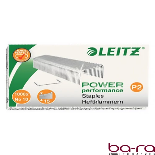 Tűzőkapocs LEITZ P2 No.10 1000 darabos