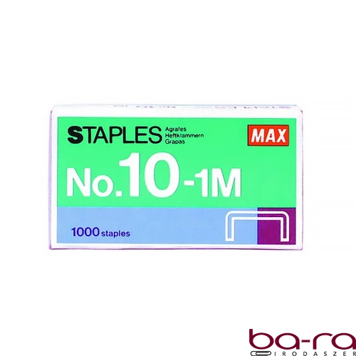Tűzőkapocs MAX No.10 1000 darabos