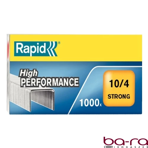 Tűzőkapocs RAPID Strong 10/4 horganyzott 1000 darabos