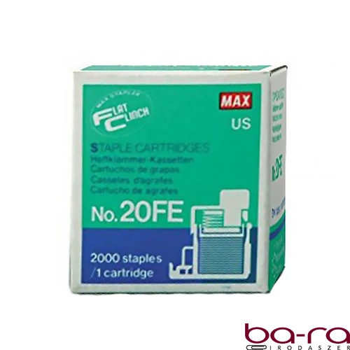 Tűzőkapocs patron MAX No.20FE elektromos 2000 darabos