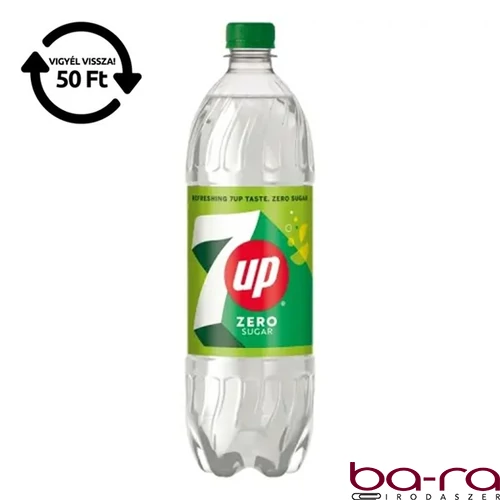 Üdítőital szénsavas 7UP Free 1L DRS