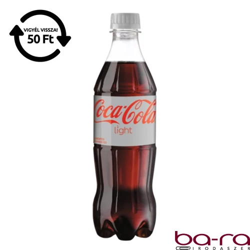 Üdítőital szénsavas COCA-COLA Light 0,5L DRS