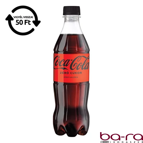 Üdítőital szénsavas COCA-COLA Zero 0,5L DRS
