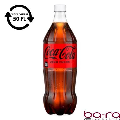 Üdítőital szénsavas COCA-COLA Zero 1L DRS