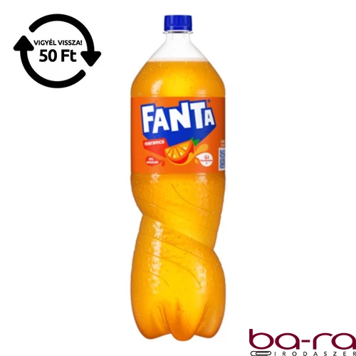 Üdítőital szénsavas FANTA Narancs 2,25L DRS