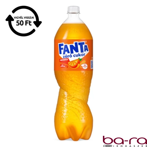 Üdítőital szénsavas FANTA Narancs Zero 1,75L DRS