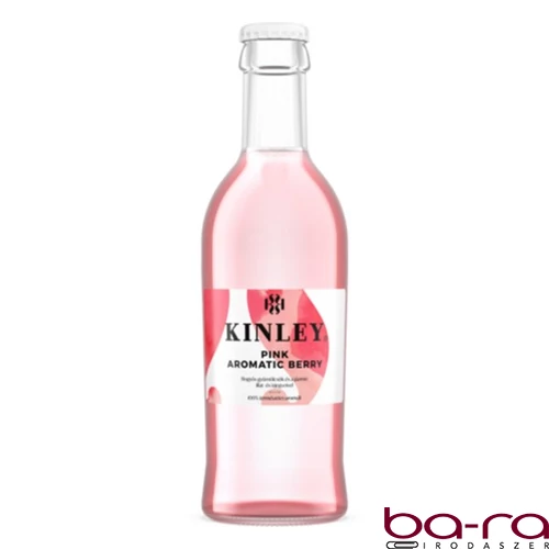 Üdítőital szénsavas KINLEY Pink üveges 0,25L DRS