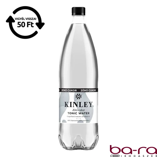 Üdítőital szénsavas KINLEY Tonic Zero 1,5L DRS