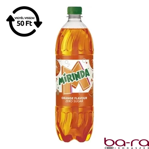 Üdítőital szénsavas MIRINDA Zero 1L DRS