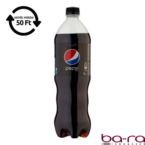 Üdítőital szénsavas PEPSI Black 1L DRS