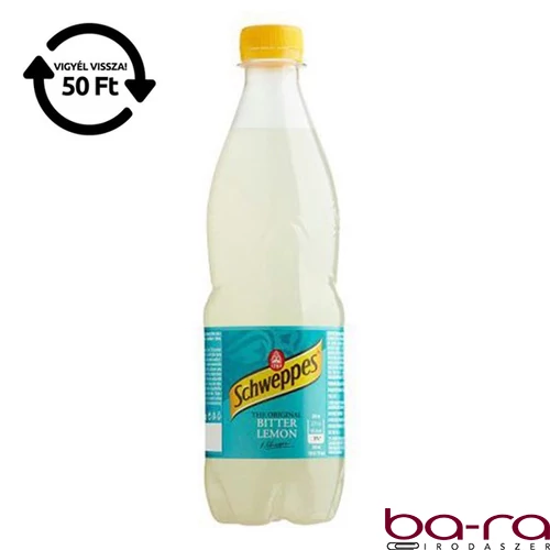 Üdítőital szénsavas SCHWEPPES Bitter Lemon 0,5L DRS