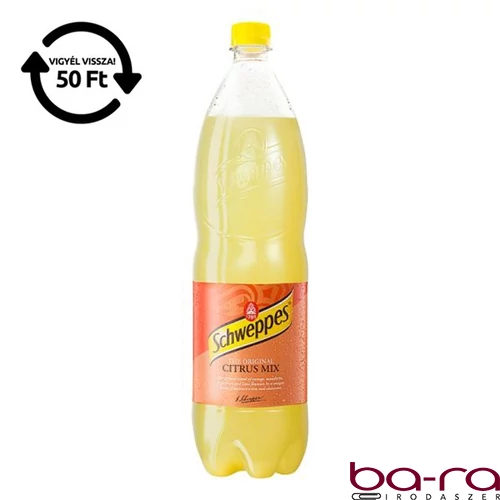 Üdítőital szénsavas SCHWEPPES Citrus mix 1,5L DRS