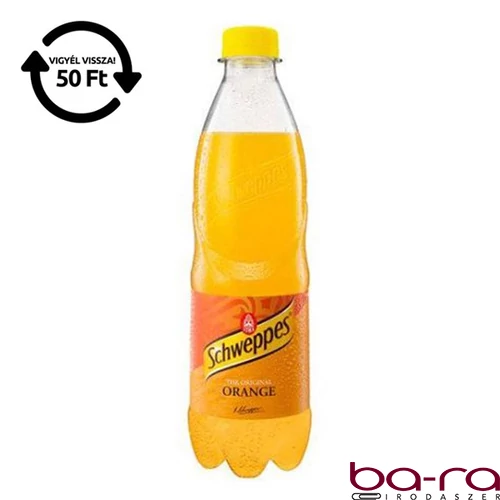 Üdítőital szénsavas SCHWEPPES Narancs 0,5L DRS