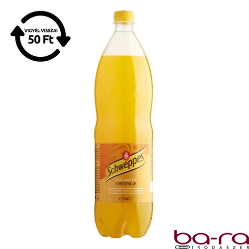 Üdítőital szénsavas SCHWEPPES Narancs 1,5L DRS
