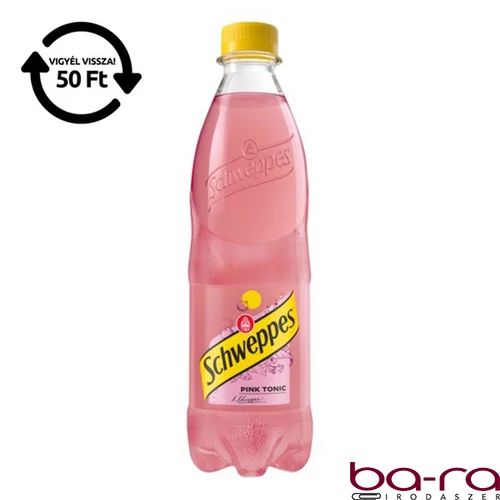 Üdítőital szénsavas SCHWEPPES Pink Tonic 0,5L DRS