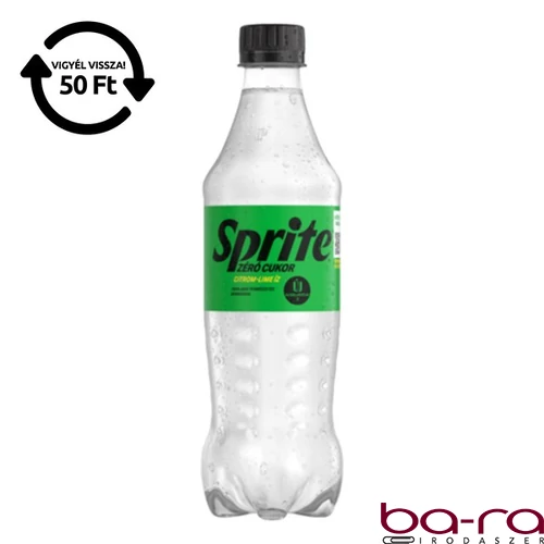 Üdítőital szénsavas SPRITE Zero 0,5L DRS