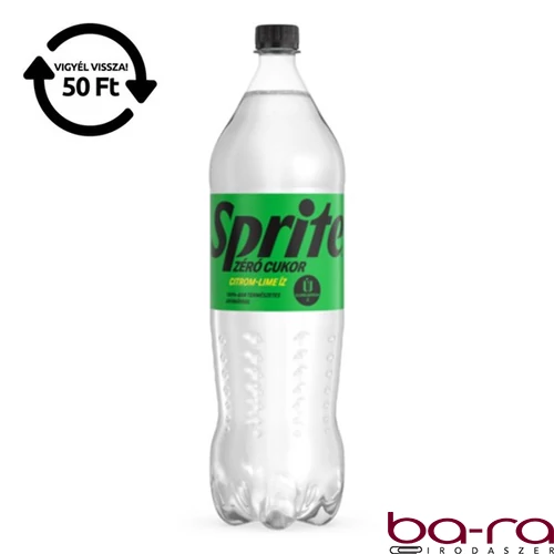 Üdítőital szénsavas SPRITE Zero 1,75L DRS