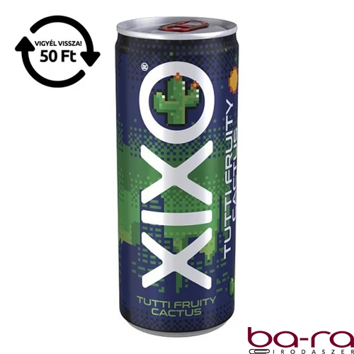 Üdítőital szénsavas XIXO Tutti Fruity Cactus 0,25L DRS
