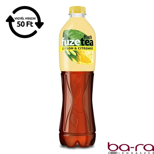 Üdítőital szénsavmentes FUZETEA Citrom-Citromfű 1,5L DRS