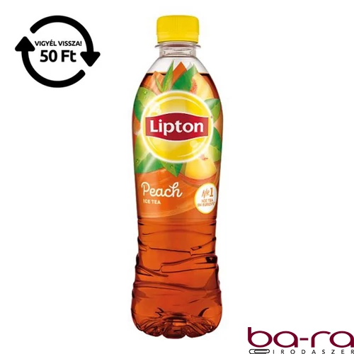 Üdítőital szénsavmentes LIPTON Ice Tea Barack 0,5L DRS