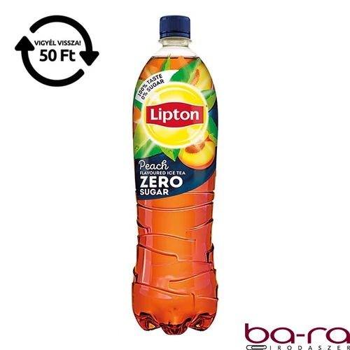 Üdítőital szénsavmentes LIPTON Ice Tea Barack Zero 1,5L DRS