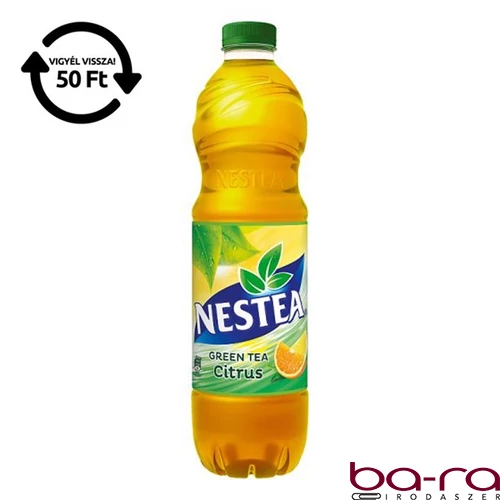 Üdítőital szénsavmentes NESTEA Zöld tea Citrom 1,5L DRS