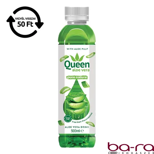 Üdítőital szénsavmentes QUEEN Aloe Vera Klasszikus 0,5L DRS