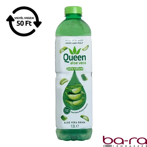 Üdítőital szénsavmentes QUEEN Aloe Vera Klasszikus 1,5L DRS