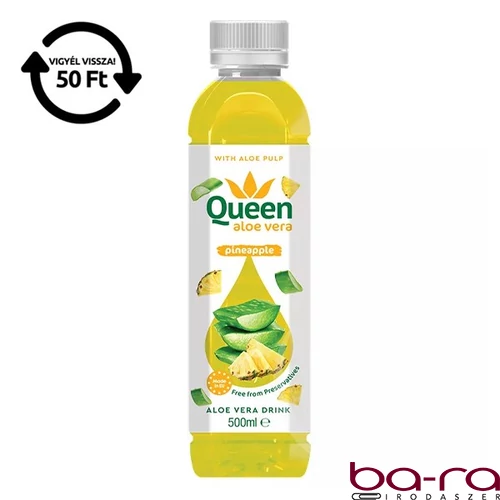 Üdítőital szénsavmentes QUEEN Aloe Vera Mangó 0,5L DRS