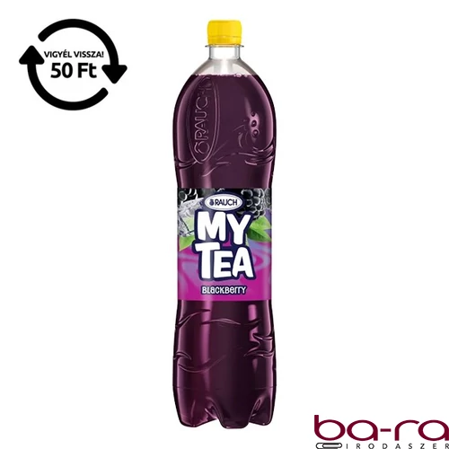 Üdítőital szénsavmentes RAUCH Mytea feketeszeder 1,5L DRS