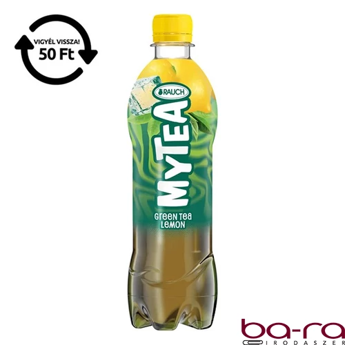 Üdítőital szénsavmentes RAUCH Mytea zöld tea 0,5L DRS