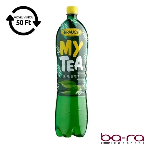 Üdítőital szénsavmentes RAUCH Mytea zöld tea 1,5L DRS