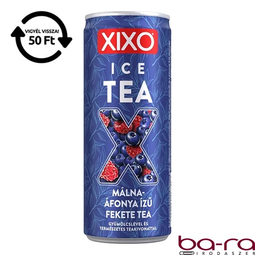 Üdítőital szénsavmentes XIXO Ice Tea Málna-Áfonya 0,25L DRS