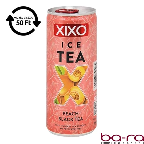 Üdítőital szénsavmentes XIXO Ice Tea Őszibarack 0,25L DRS