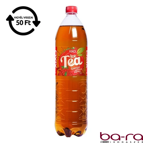 Üdítőital szénsavmentes XIXO Ice tea eper-rooibos 1,5L DRS