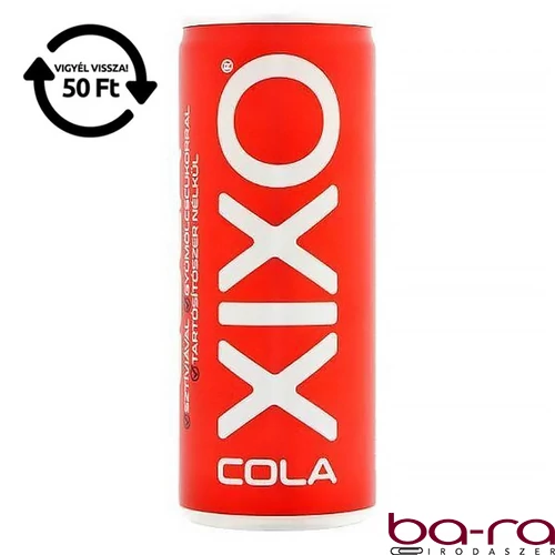 Üdítőital szénsavas XIXO cola 0,25L DRS