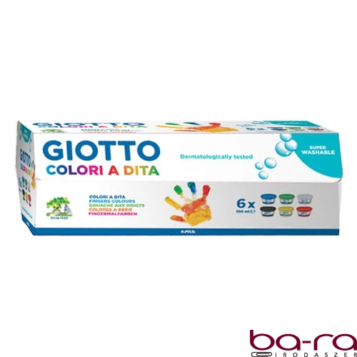 Ujjfesték GIOTTO 6x100ml 6 darabos