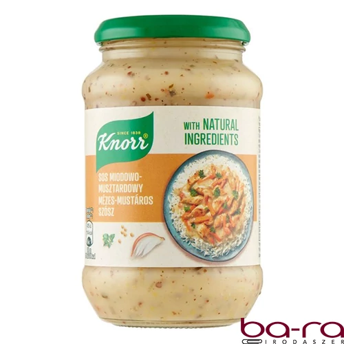 Üveges szósz KNORR Mézes-mustáros 400 g