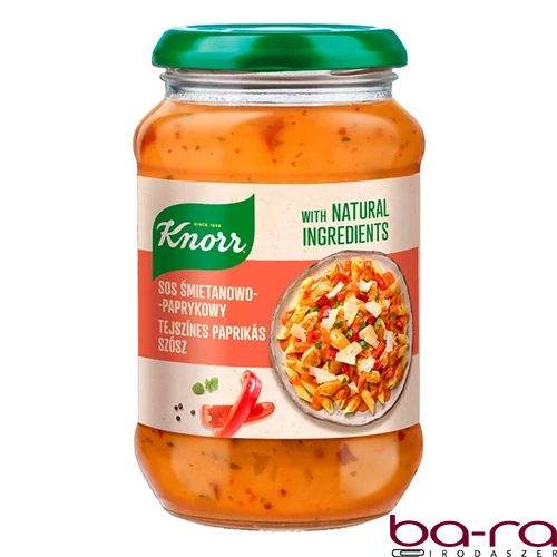 Üveges szósz KNORR  Tejszínes paprikás 400 g